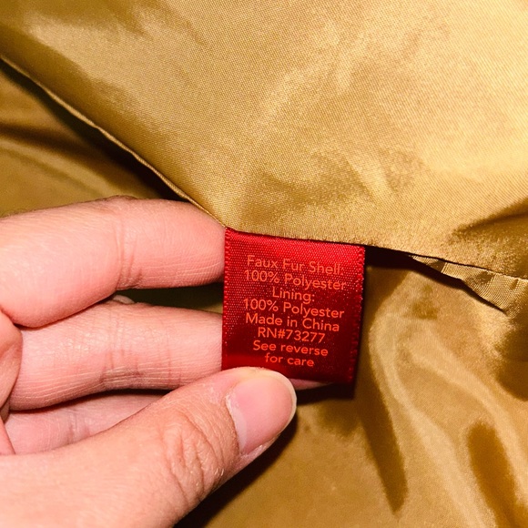 Jennifer Lopez Leopard Print Faux Fur Jacket size XS - Picture 9 of 10